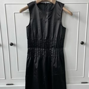 Theory black mini dress - tuxedo material